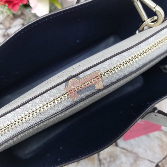 True Taupe Medium margaux Satchel Kate Spade - Picture 9 of 13